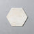 Porcelain Terracotta White Hexagonal Tile